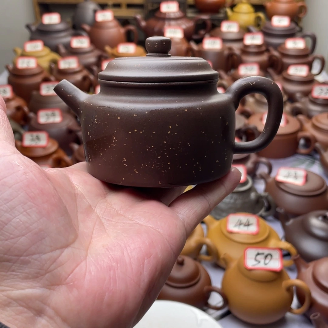 铭***仁紫砂茶壶宜兴紫砂半手工东来款