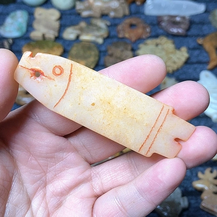 和田玉未镶嵌颈饰22