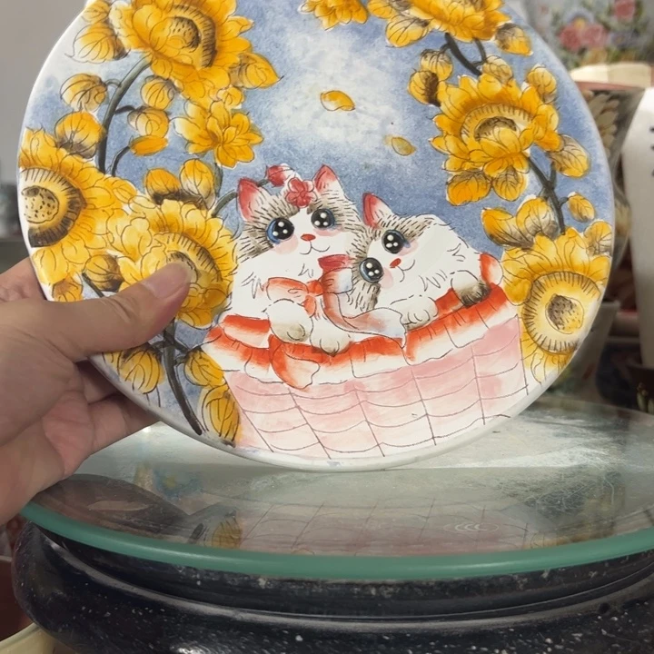 吉***丁景德镇手绘花盆满38包邮偏远地区除外