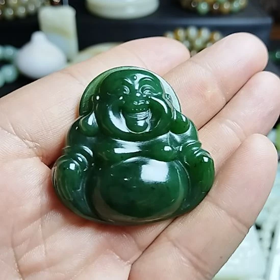 和田玉未镶嵌吊坠(不含链)