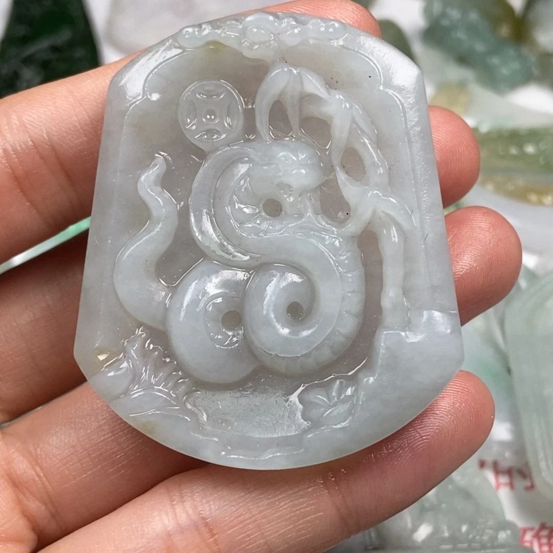 L***蓝定制翡翠未镶嵌翡翠