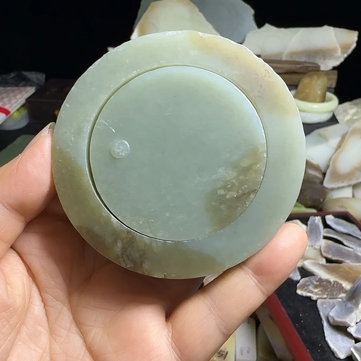 和田玉（白玉）未镶嵌珠宝半成品杰*
