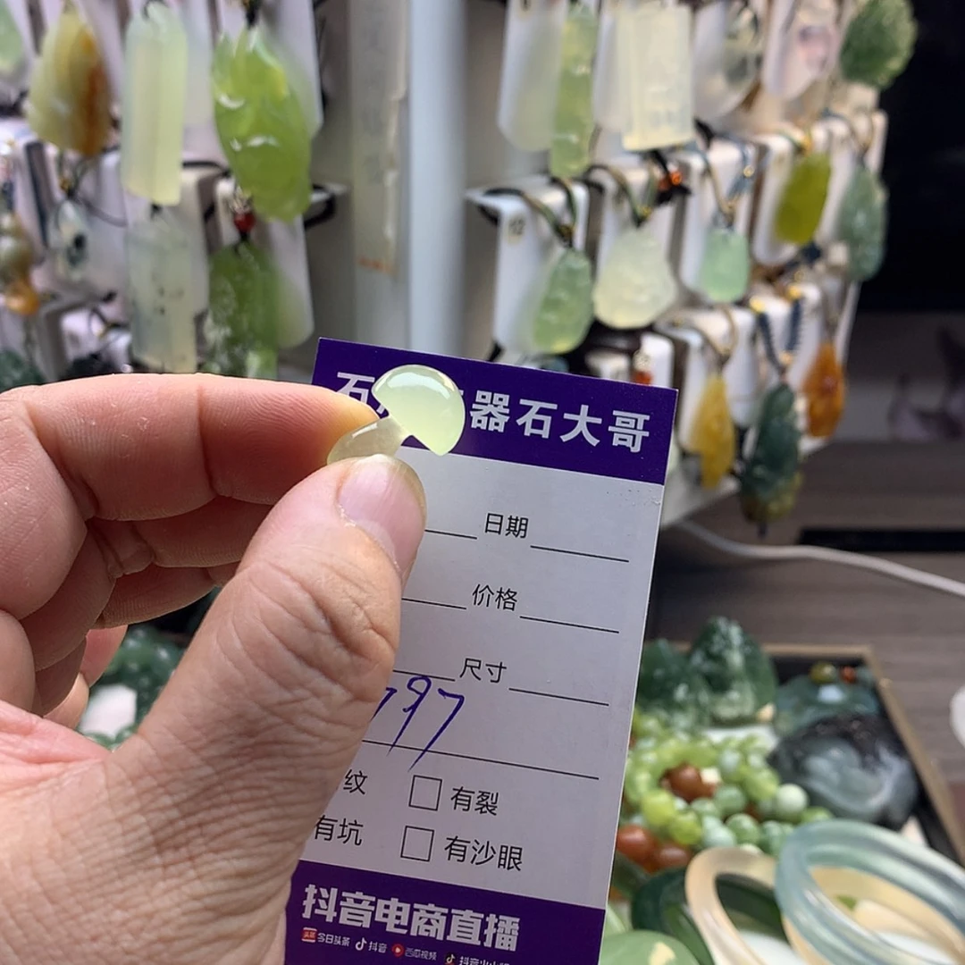 【闪购商品】蛇纹石玉未镶嵌颈饰