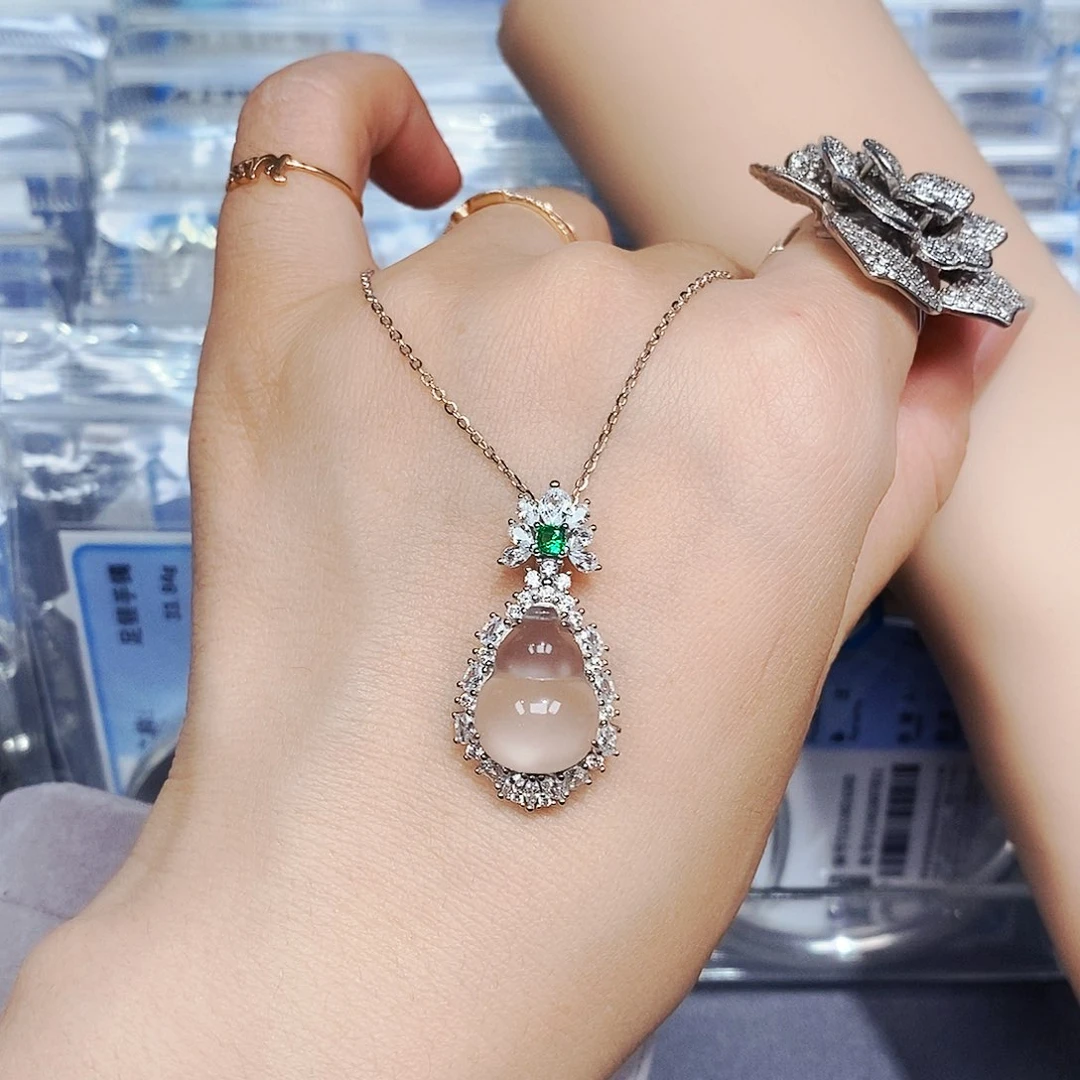 无925银葫芦925银项链