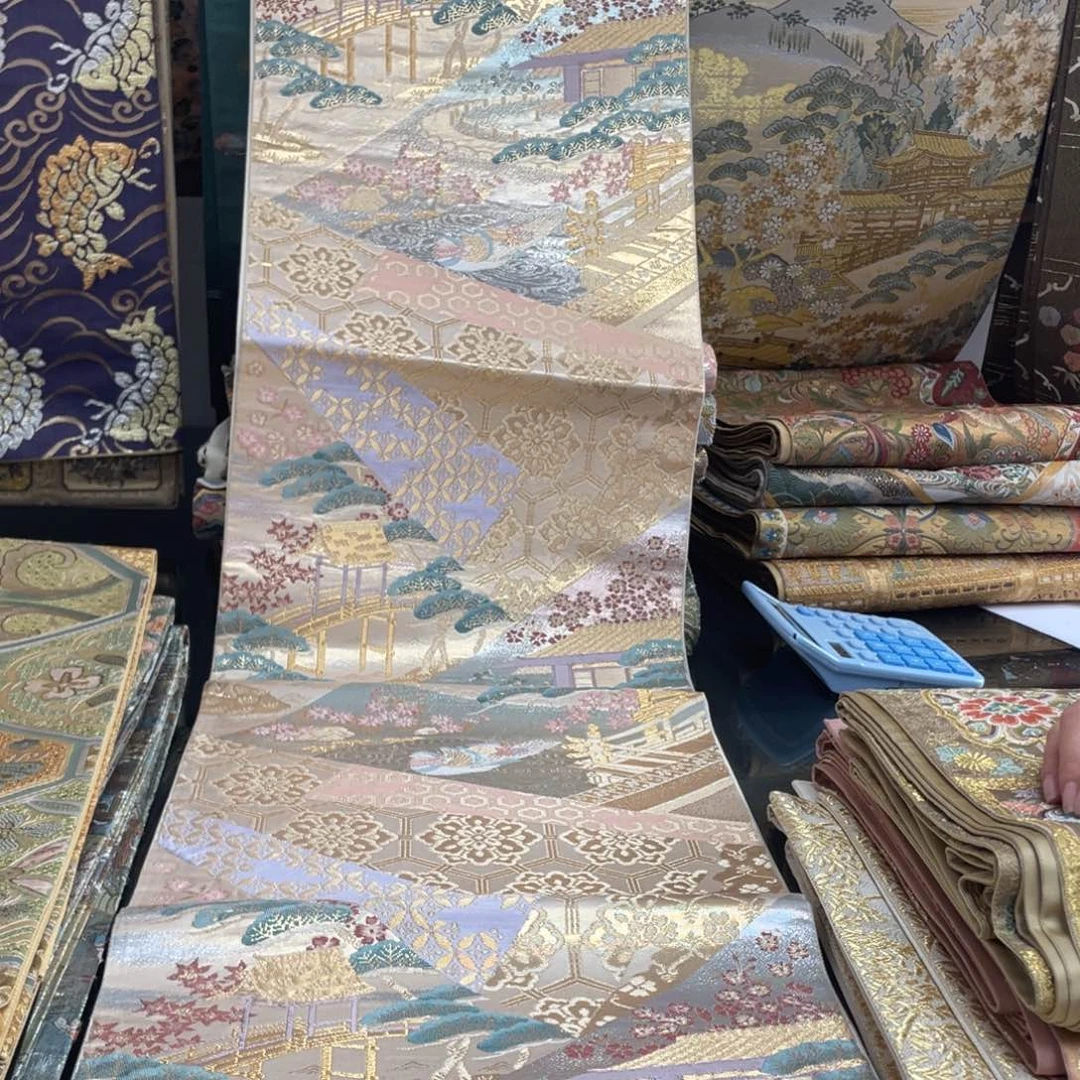 刺绣唐锦桑蚕丝正绢面料