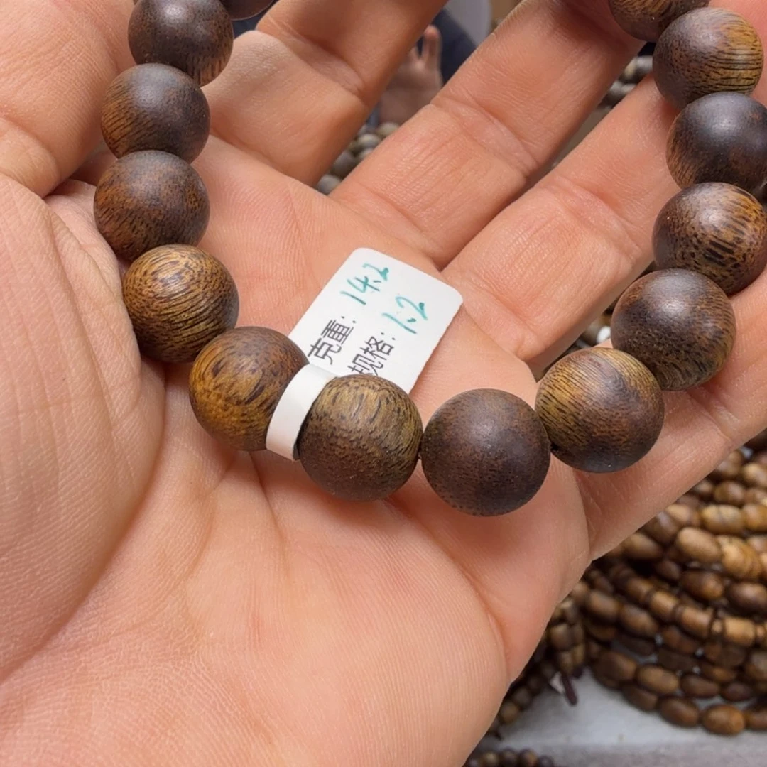 手串沉香6*圆珠 1.2 单圈手串 14