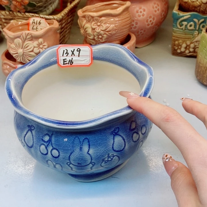 陶瓷陶瓷多肉花盆