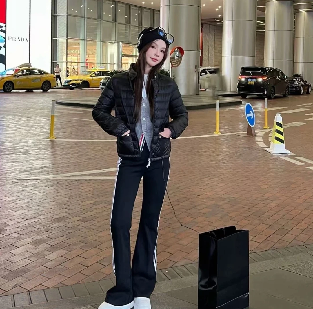 新款2025轻薄保暖女立长袖白鹅绒羽绒服女秋冬小个子时尚百搭外套