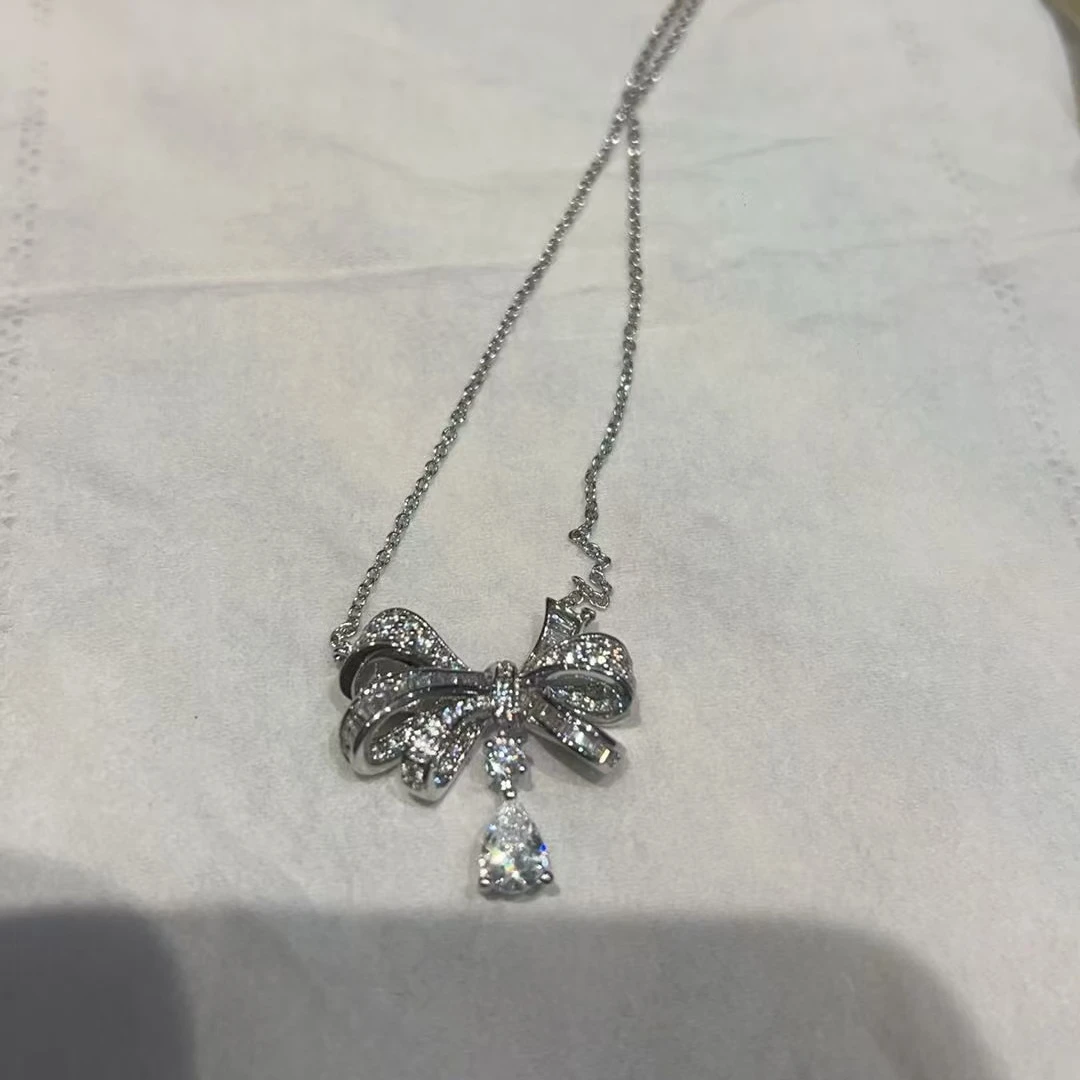 合金项链 【S063蝴蝶】包嫂法式项链女款轻奢高级感2025新款爆款