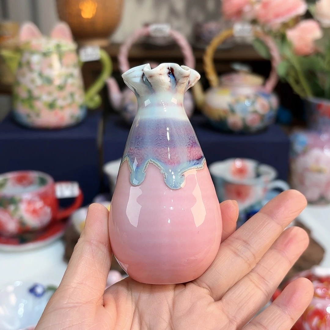 景德镇手绘高温釉下彩陶瓷茶具