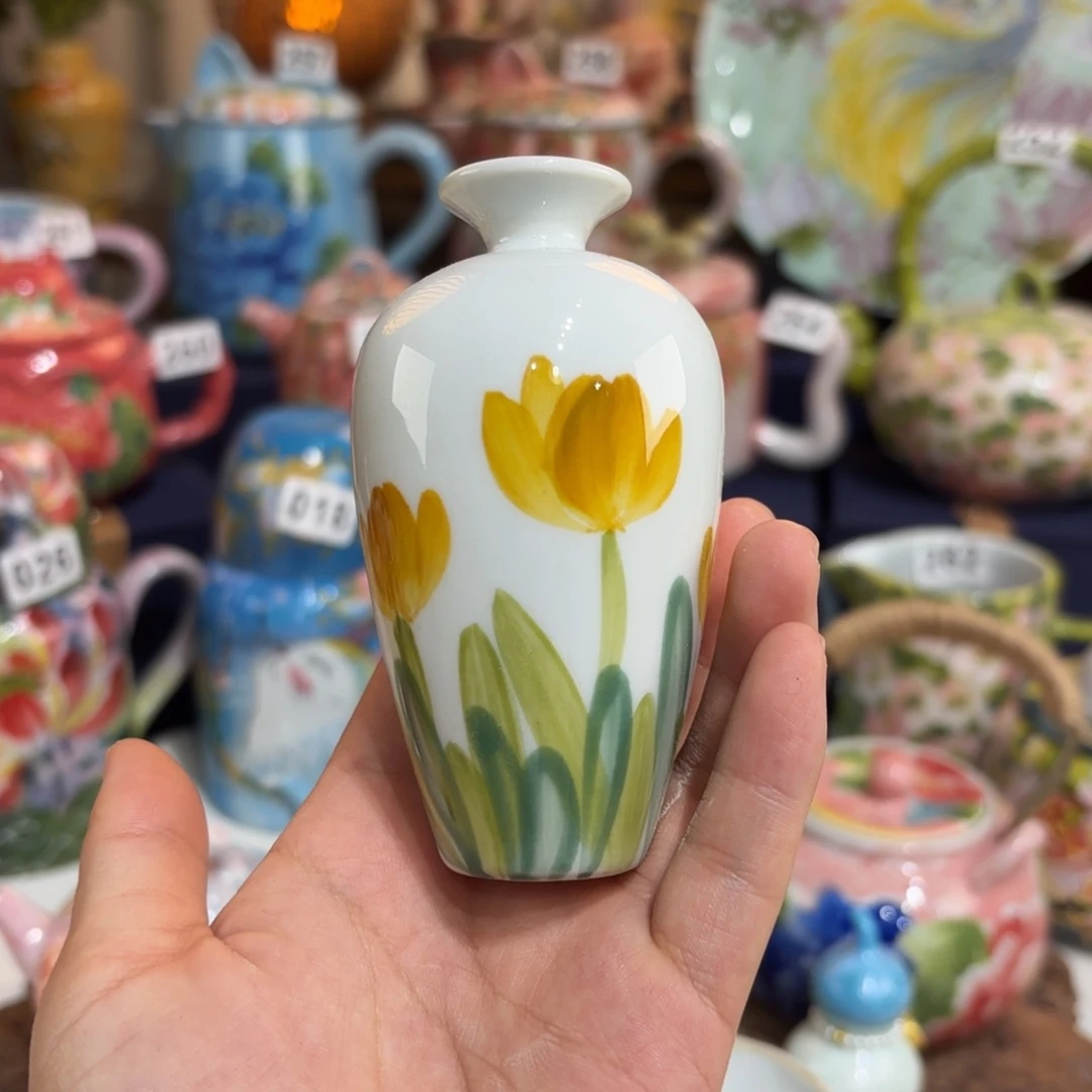 景德镇手绘高温釉下彩陶瓷茶具