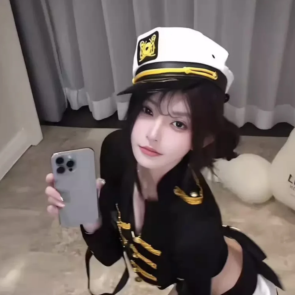 服装配饰平顶海军帽外贸欧美活动节日派对复古成人水手帽