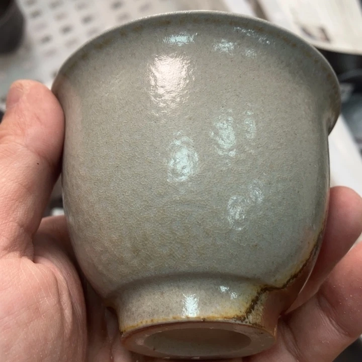 柴烧杯子与宝瓶大放漏