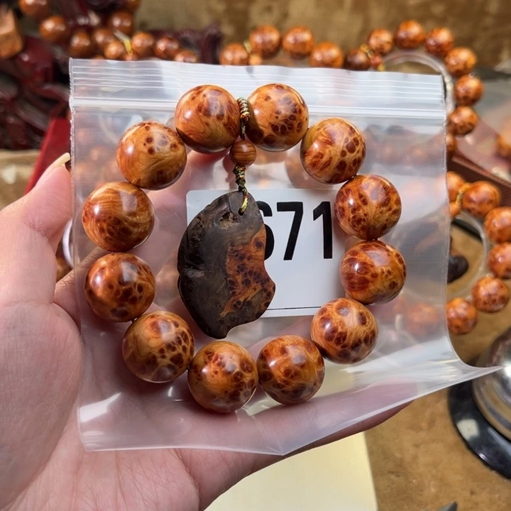 柏木（崖柏）手串/手链2.0金刚骨料