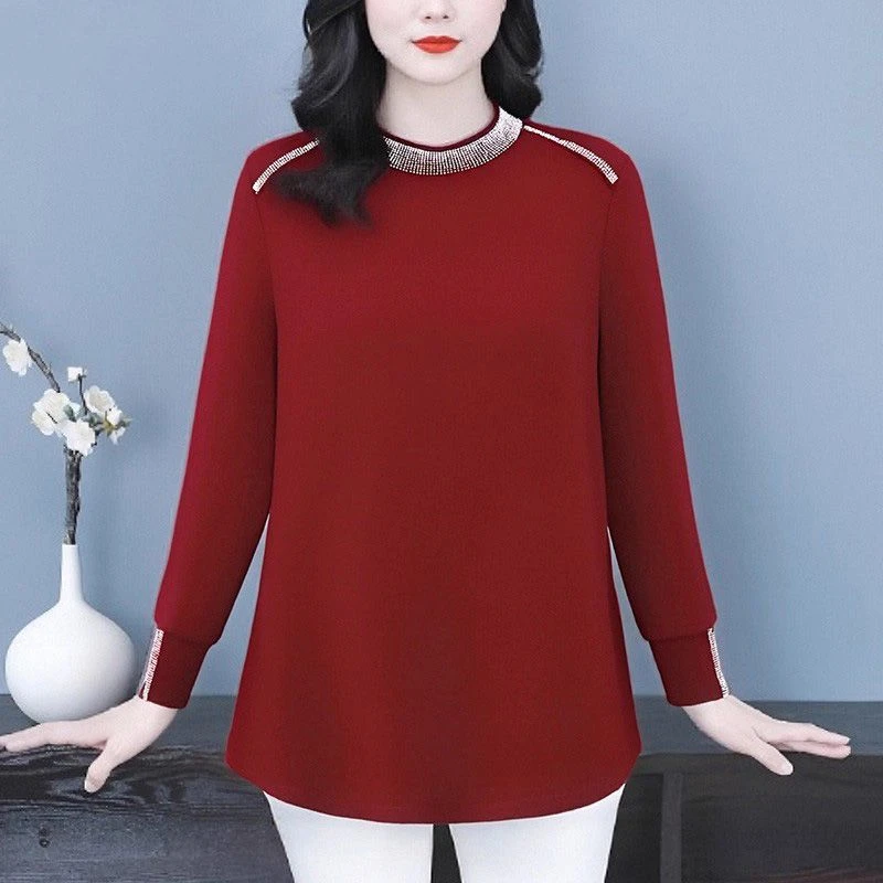 大码女装秋季新款气质休闲舒适时尚百搭上衣ZSX25A0176