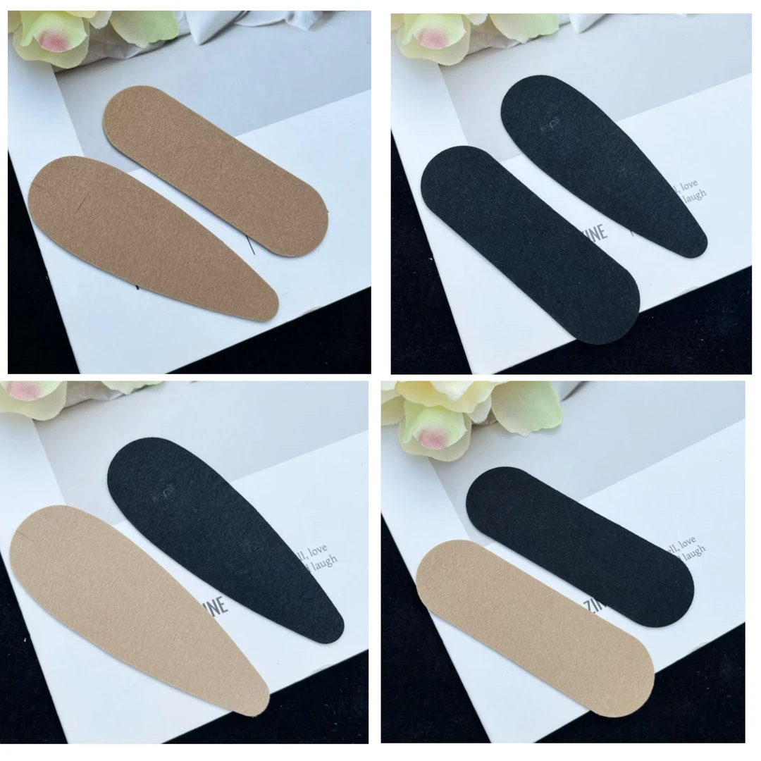 玖阁家配7厘米拜拜夹麂皮绒垫片手工diy发饰B配件材料