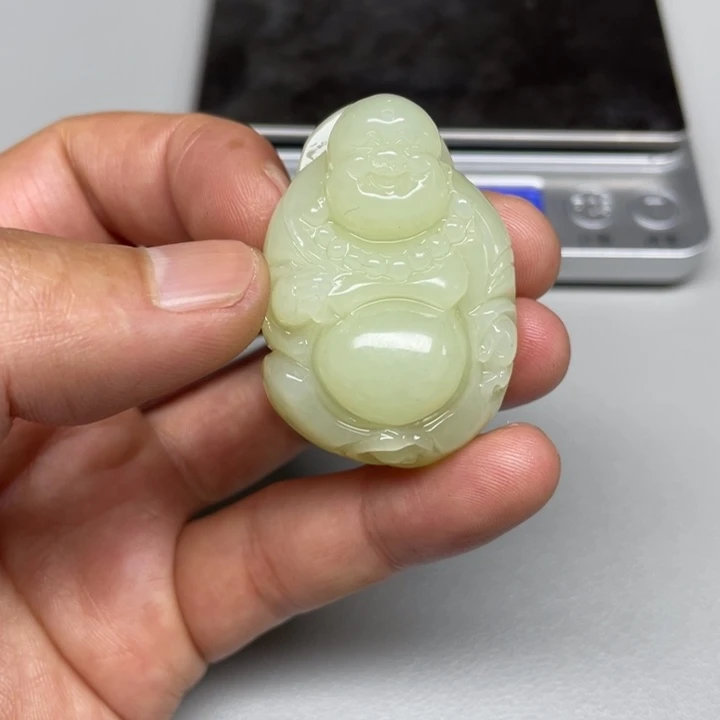 和田玉吊坠(不含链)未镶嵌菁****长