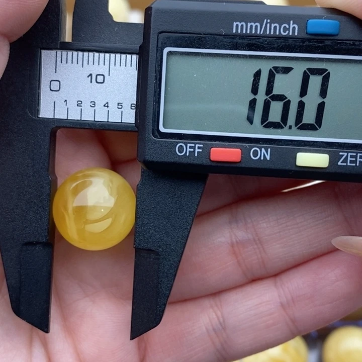 未镶嵌蜜蜡裸石蜜蜡圆珠