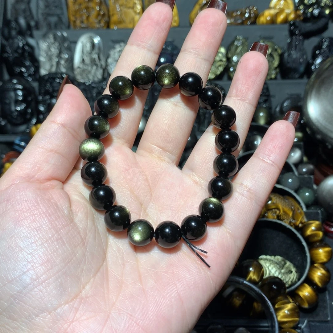 未镶嵌黑曜岩手串游*&