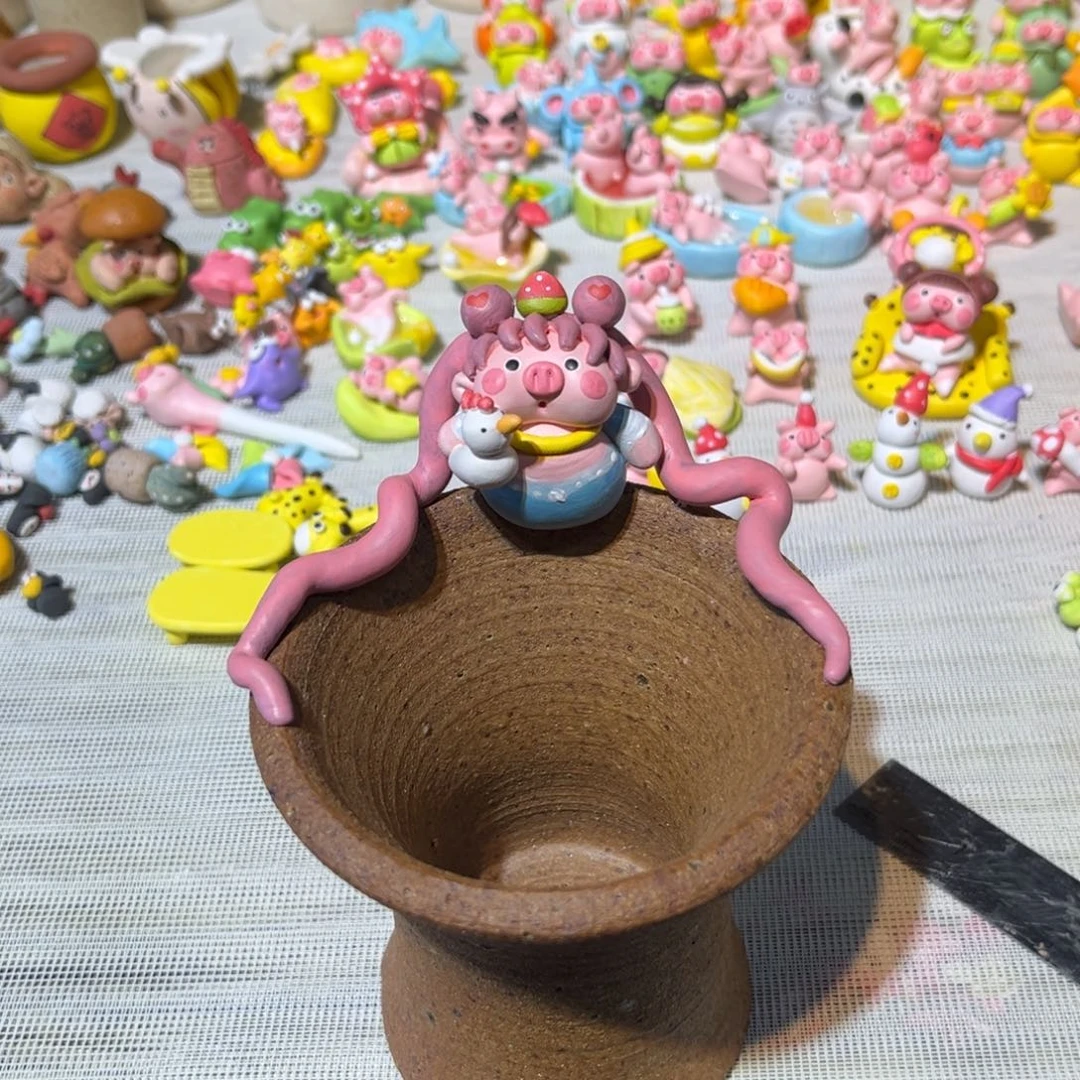 婳***北花盆加蝴蝶花两个