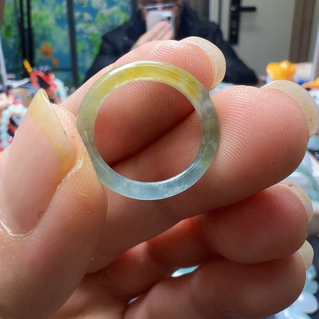 翡翠未镶嵌戒指戒圈