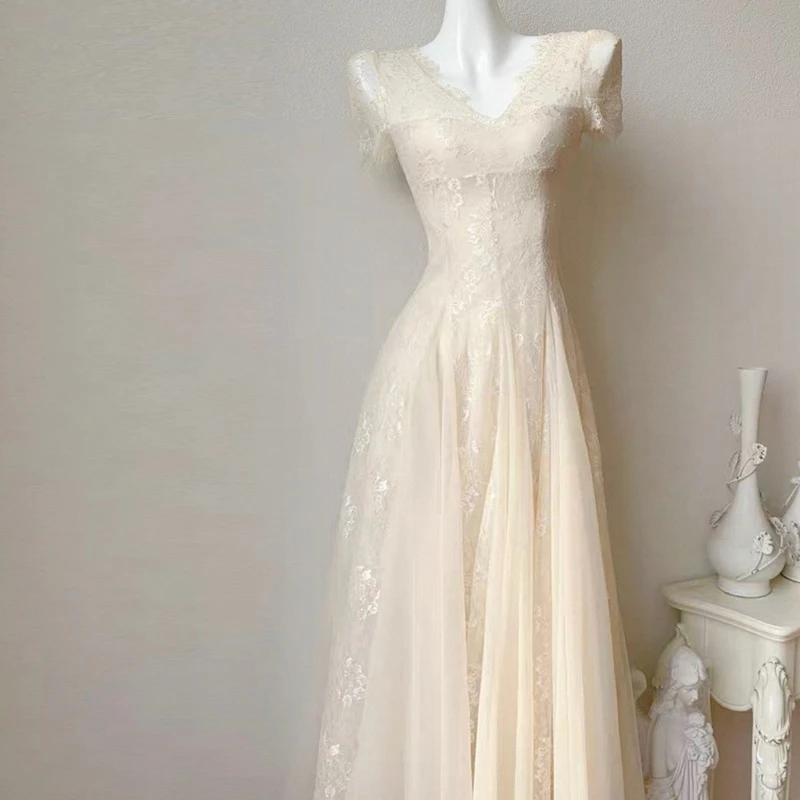 拉夏贝尔【满陇桂雨】25夏季千金贵气名媛法式气质连衣裙 10543 AXJ