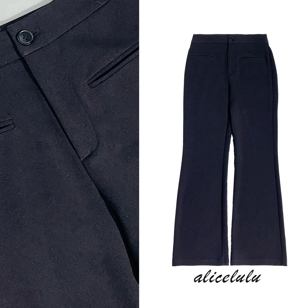 2 ALICE 模特腿休闲裤 微喇显瘦 时髦通勤 S621709E