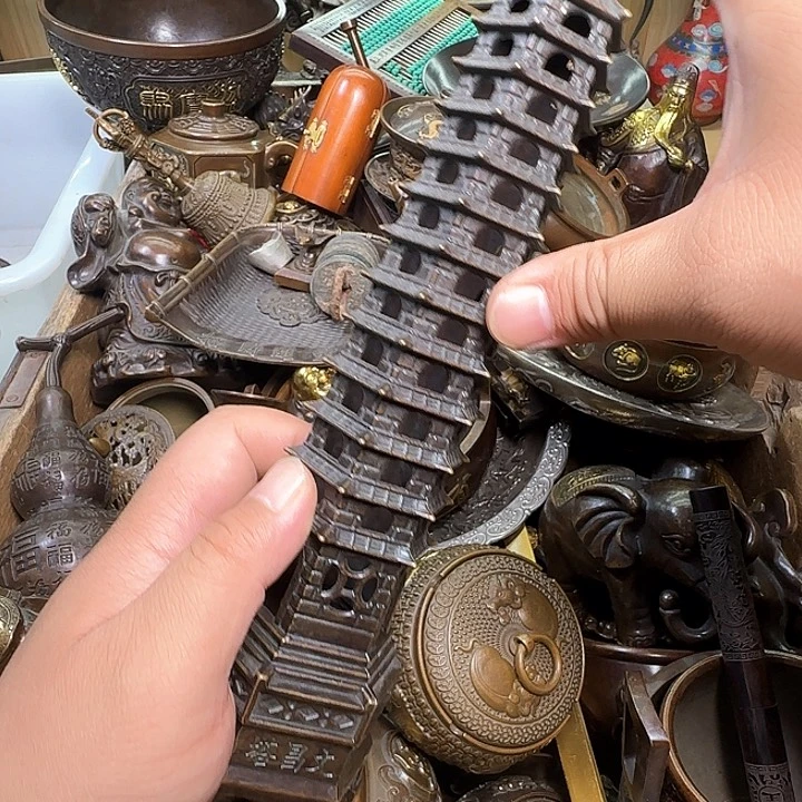 铜器办公室茶室摆件