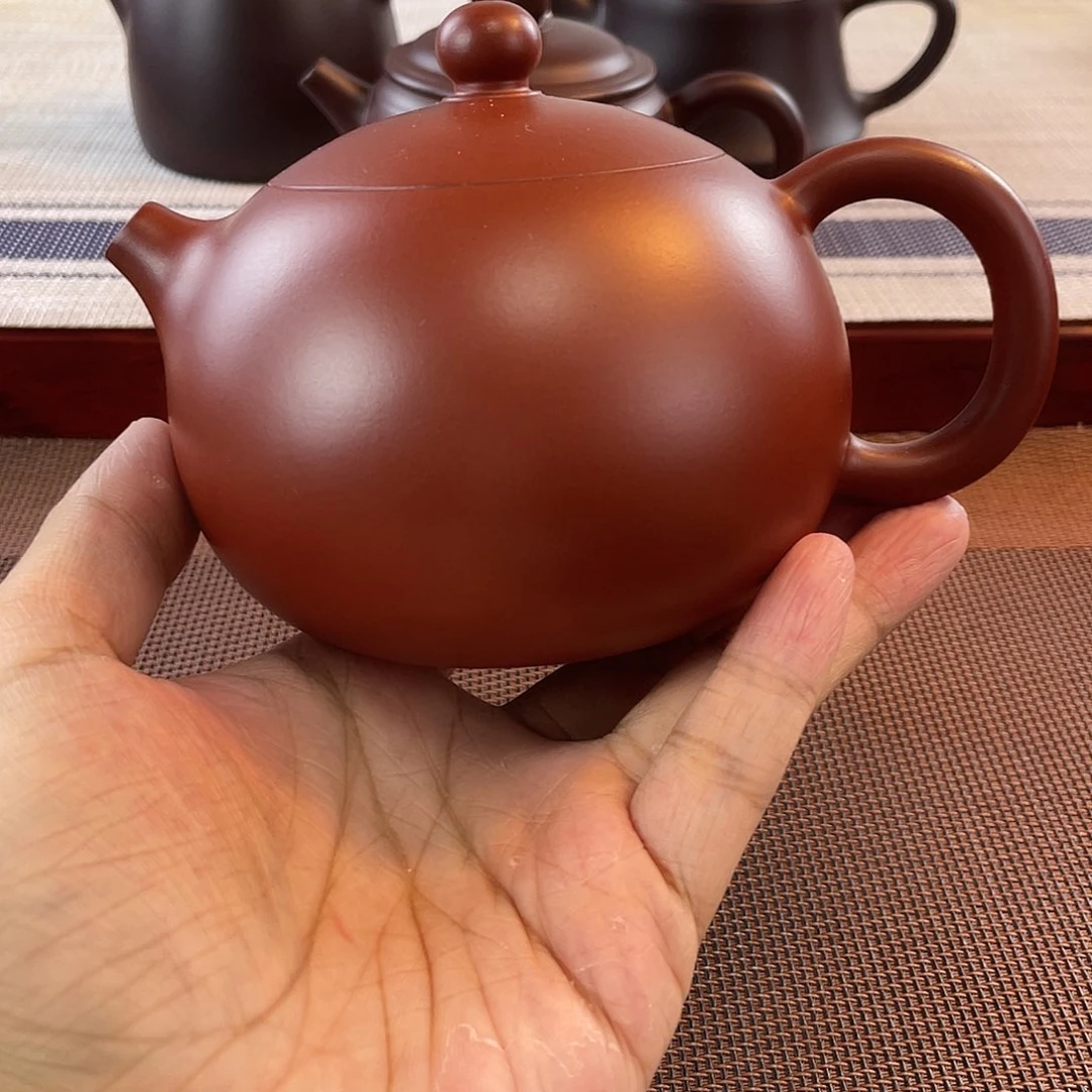 紫砂壶原矿朱泥西施320cc