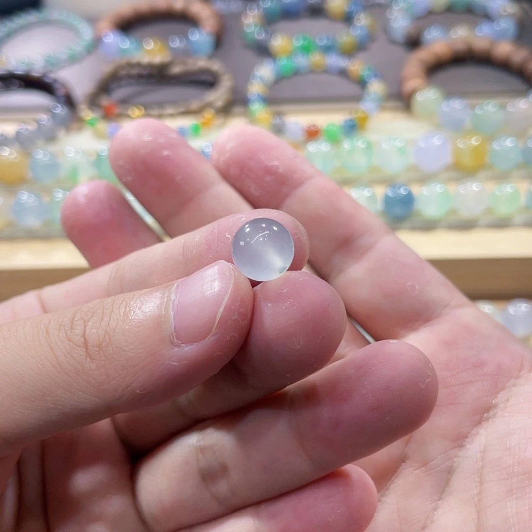 未镶嵌手链翡翠白冰