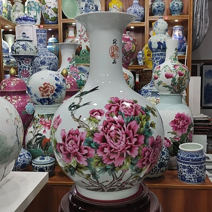 瓷片景德镇陶瓷花瓶子