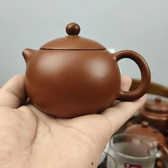 茶壶紫砂咯我早洗哇这