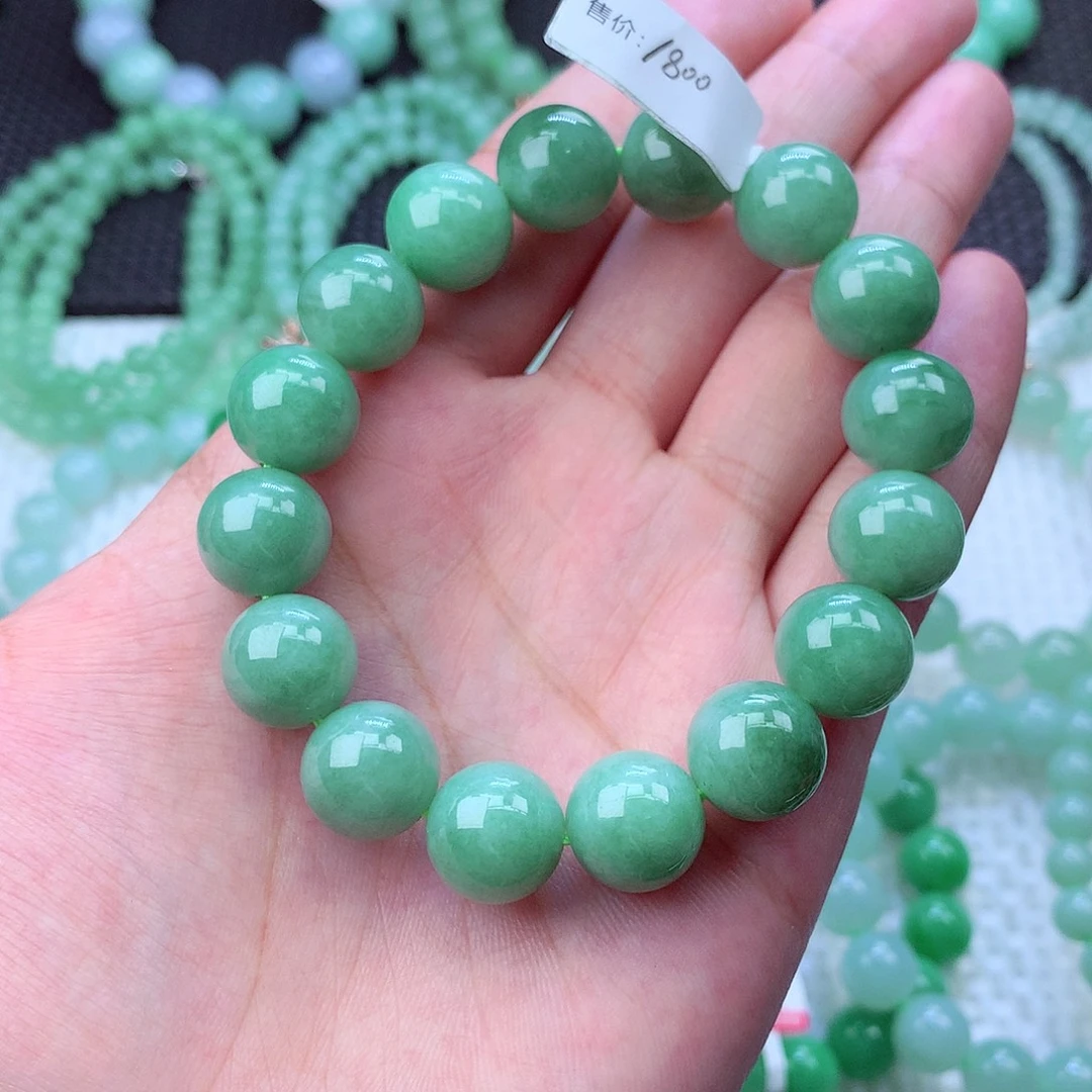 翡翠未镶嵌毛衣链卡13