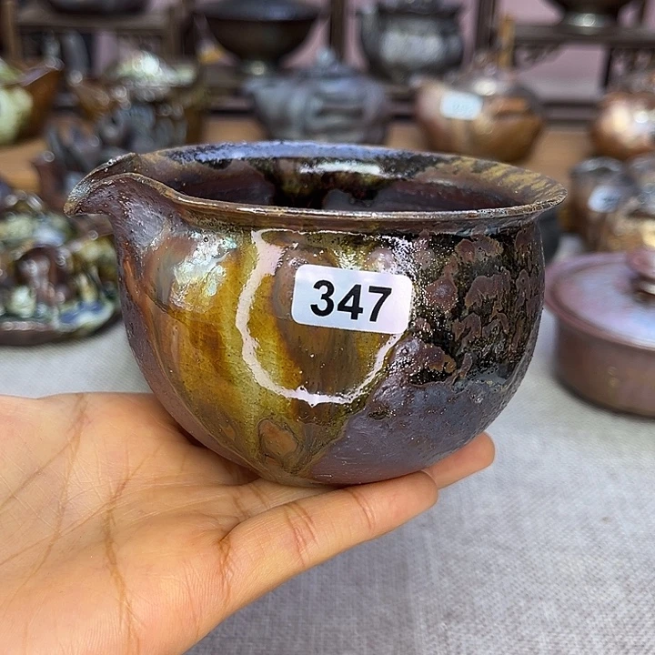 裸柴烧陶瓷手工茶器