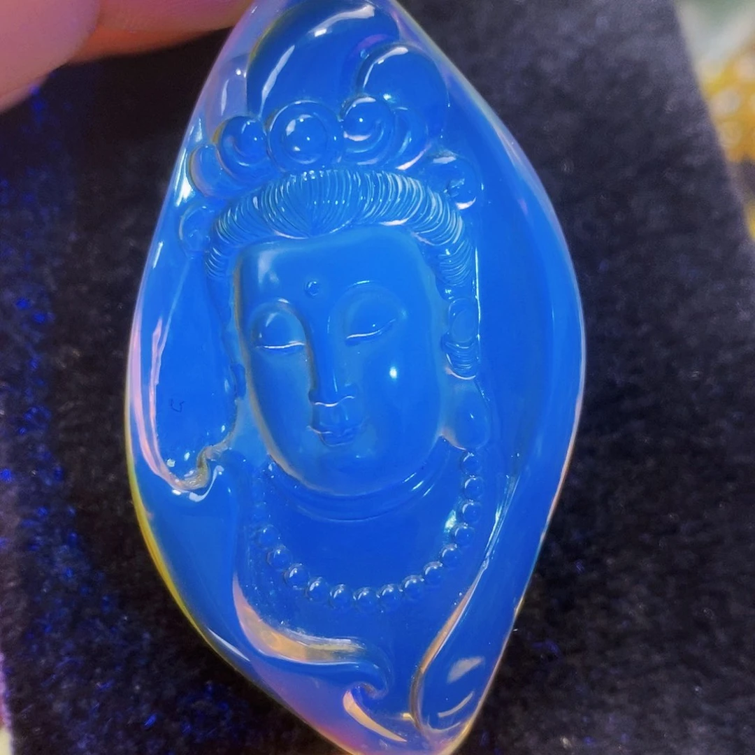 【闪购商品】蓝珀吊坠(不含链)未镶嵌