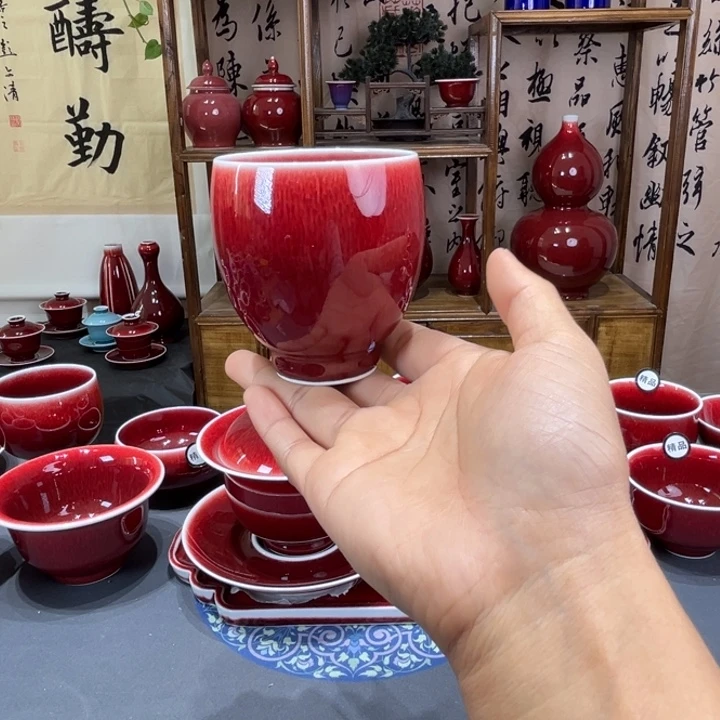 景德镇陶瓷浅行窑龙蛋杯