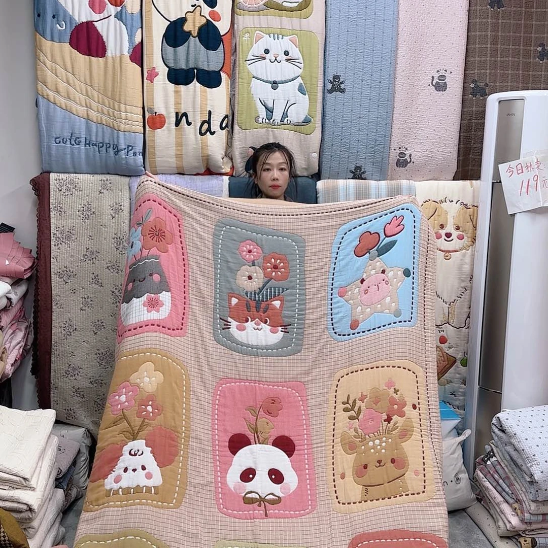 棉150/200孤品小熊泡芙被