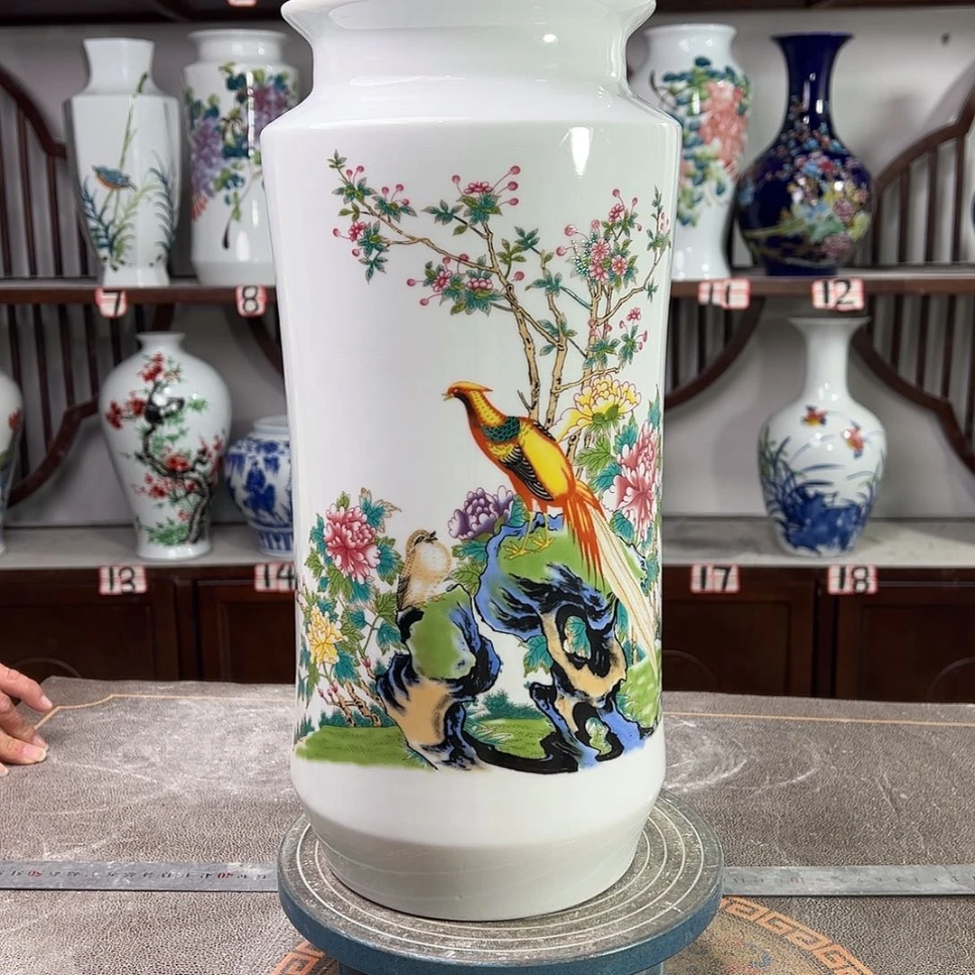 摆件陶景德镇陶瓷书富贵