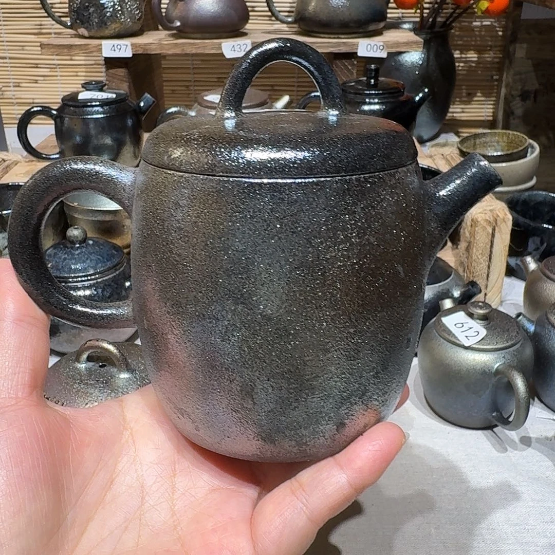 赤***侠壶建水紫陶紫泥柴烧壶