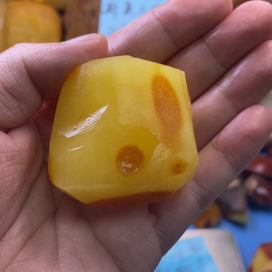 红***红定制琥珀未镶嵌123456789