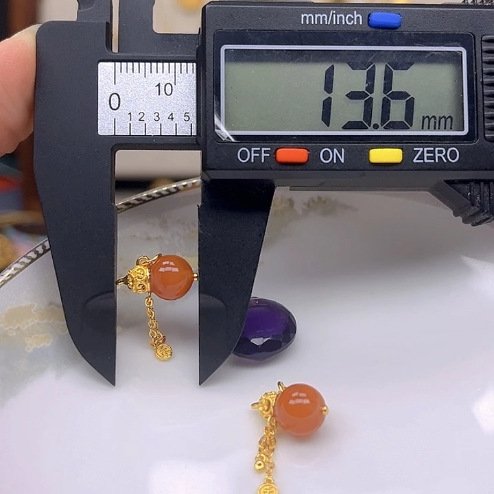 银S925镶嵌颈饰紫晶紫晶925镶嵌196