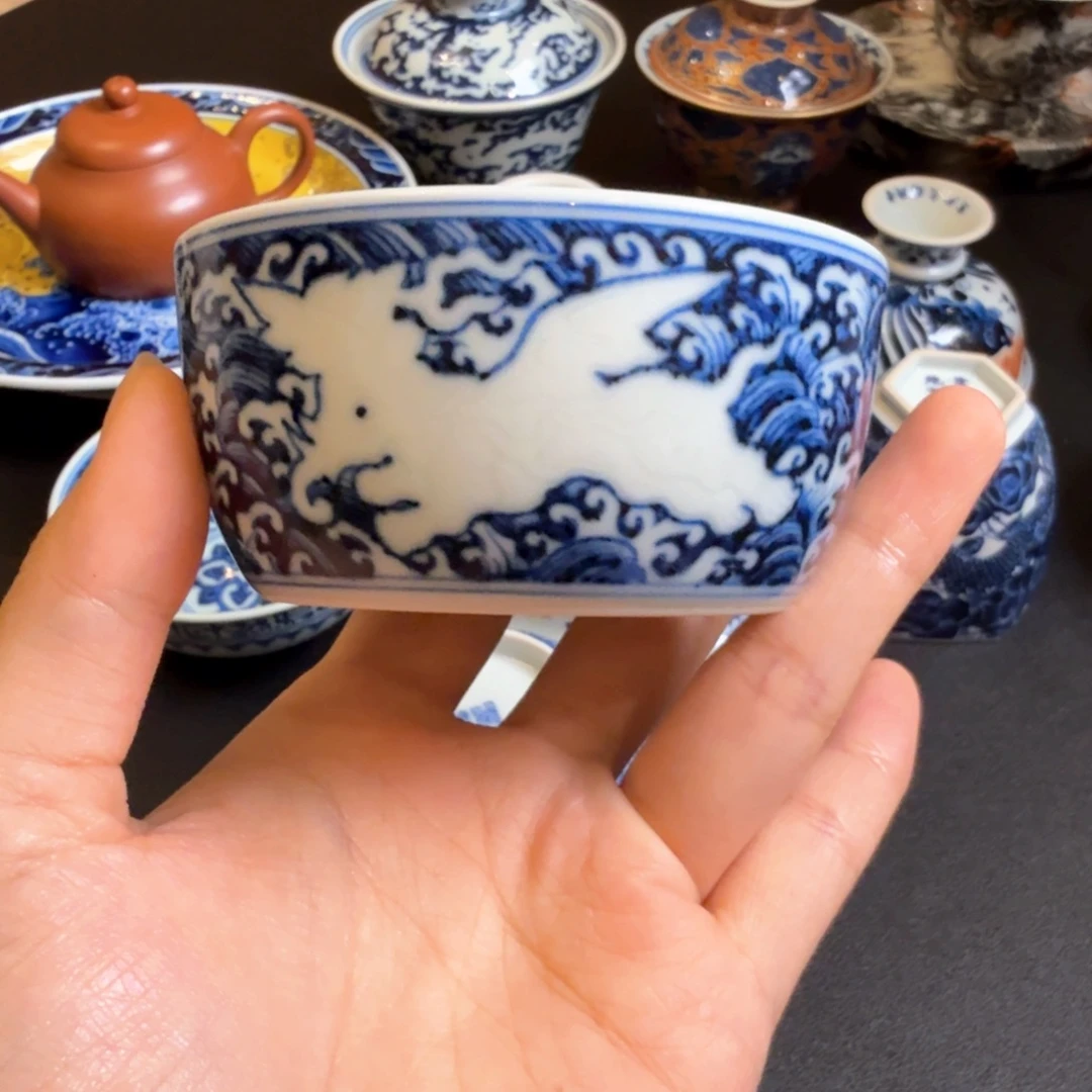 宣之堂海象卧足缸杯