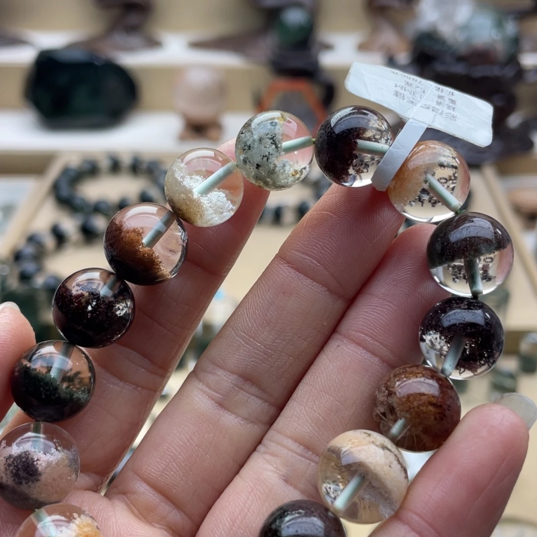 未镶嵌手链水晶四季幽灵聚宝盆手串