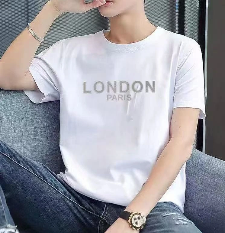 大字母男款女款【冰感索罗娜/纯棉】短袖宽松圆领吸汗透气220gT恤