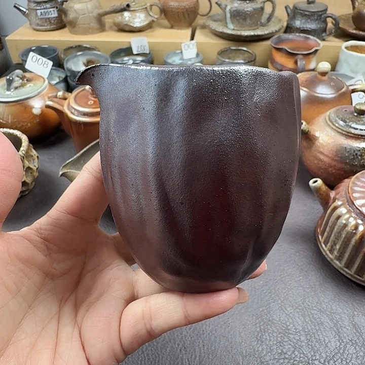 手工手工柴烧公道杯