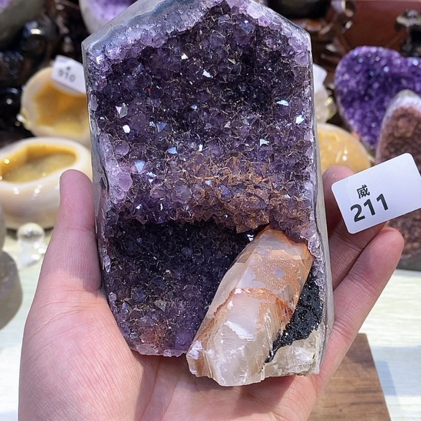 【闪购商品】水晶天然水晶摆件方解石未镶嵌
