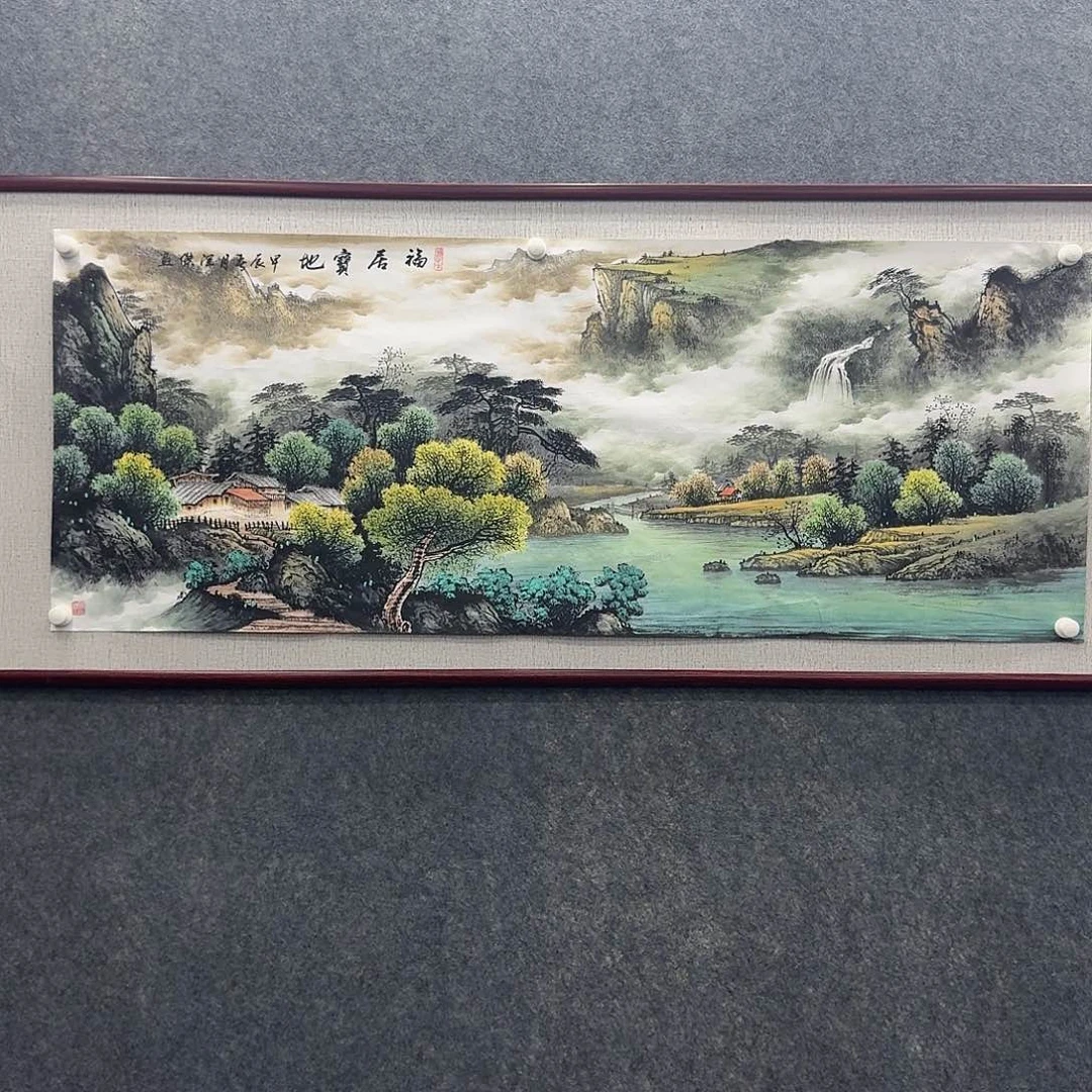 国画国画亲笔手绘原创