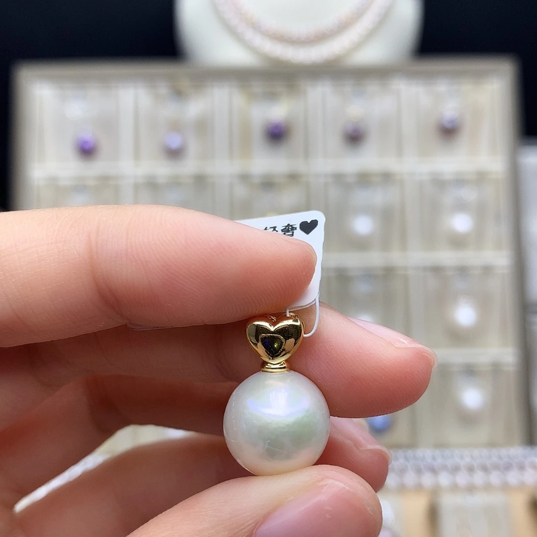 颈饰合金淡水珍珠