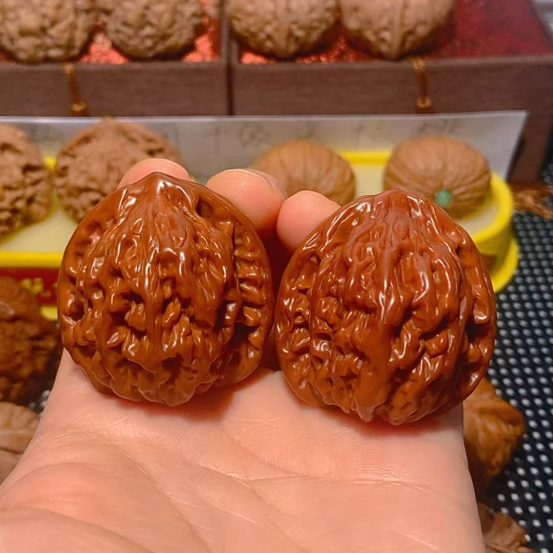 文玩核桃 麦穗虎头