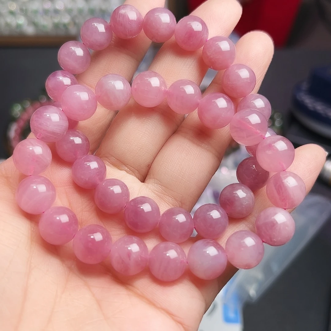 未镶嵌手链水晶紫马粉9号